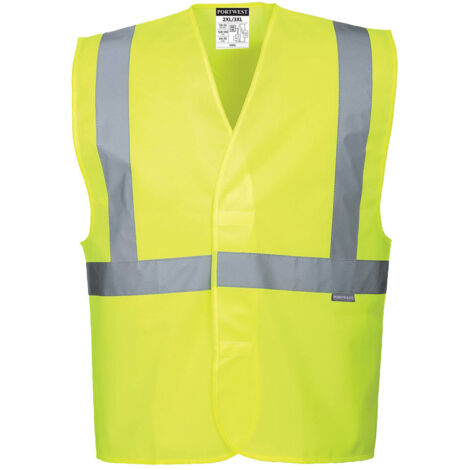 Gilet 1 bande & baudrier couleur : Jaune taille S/M - PORTWEST