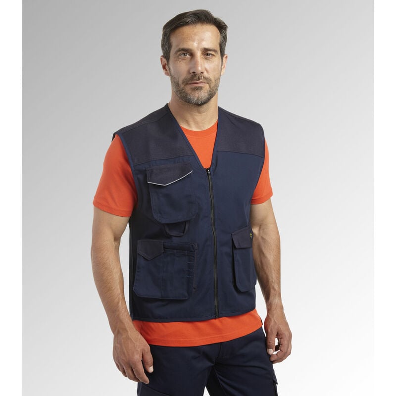 Gilet de travail sans manches mover - Bleu Marine xl