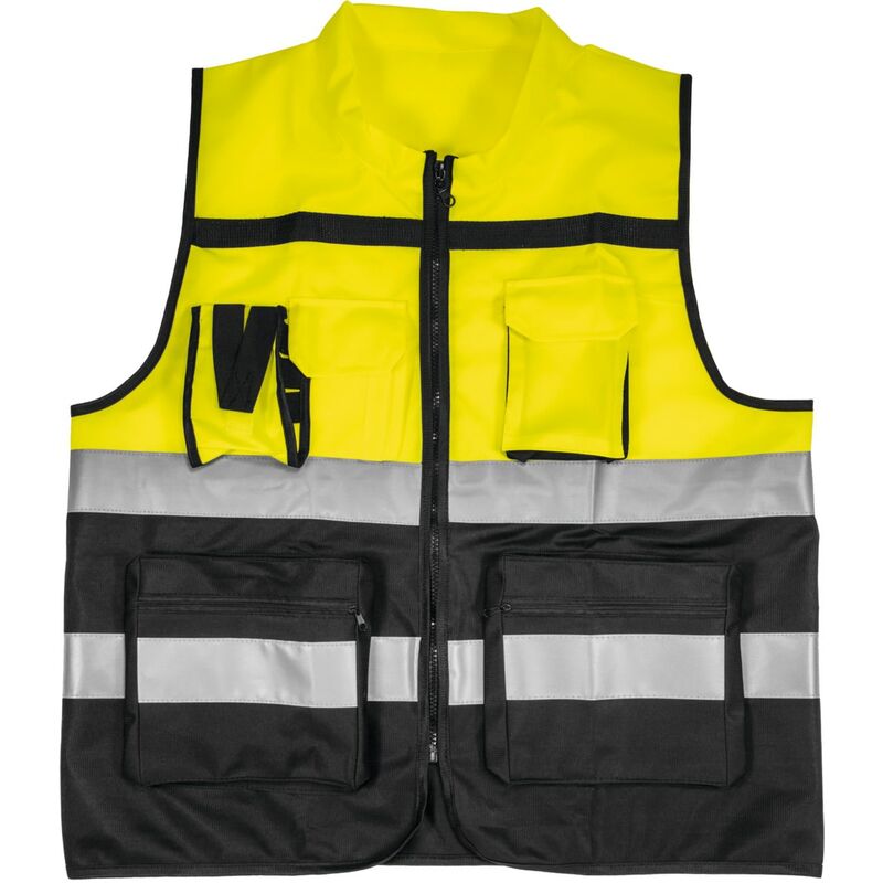 Gilet alta visibilità giallo / nero - Holex