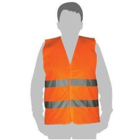 GILET ALTA VISIBILITA ARANCIO 4521 WOKIN - TAGLIA XL 452103 - 2 pezzi