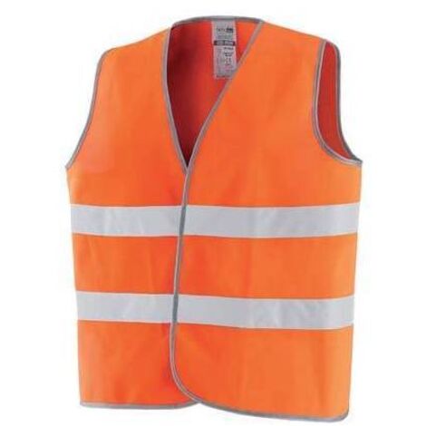 GILET ALTA VISIBILITA ARANCIO