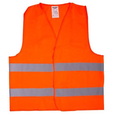 GILET ALTA VISIBILITA' ARANCIO MAURER - CF. BLISTER