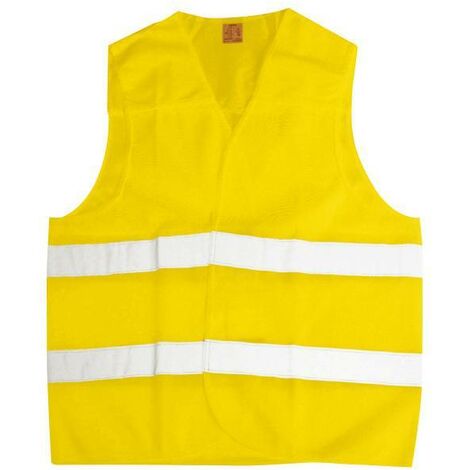 Gilet ad alta visibilità giallo neon' Felpa con cappuccio premium uomo