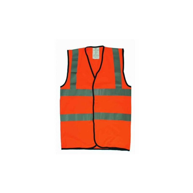 Image of Maurer - gilet alta visibilita' fluorescente arancione sicurezza stradale EN471 (22177)