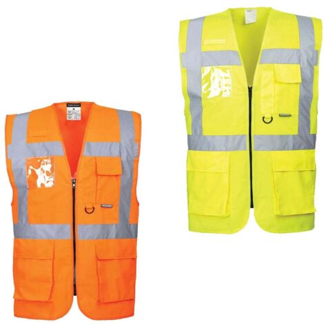 PORTWEST T500YBR Giacca da lavoro PW3 alta visibilità gialla/nera