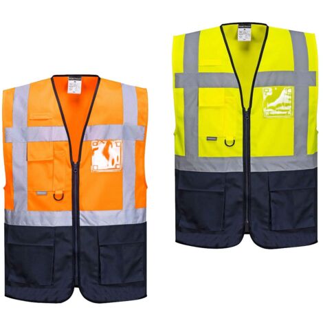 RS PRO Gilet alta visibilità Portwest Varsavia Executive C476 - XL - Orange