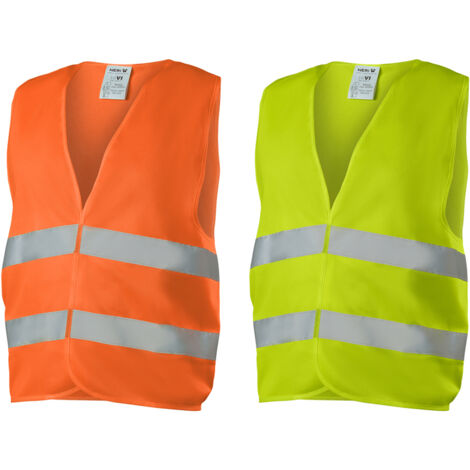 GILET ALTA VISIBILITA' 'ROAD' taglia unica - arancio  - NERI