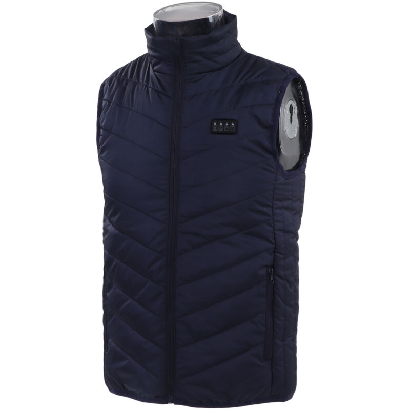 Zoternen - Gilet chauffant électrique, thermostat intelligent, interrupteur à 4 vitesses, changement de vitesse à 3 vitesses, gilet chauffant