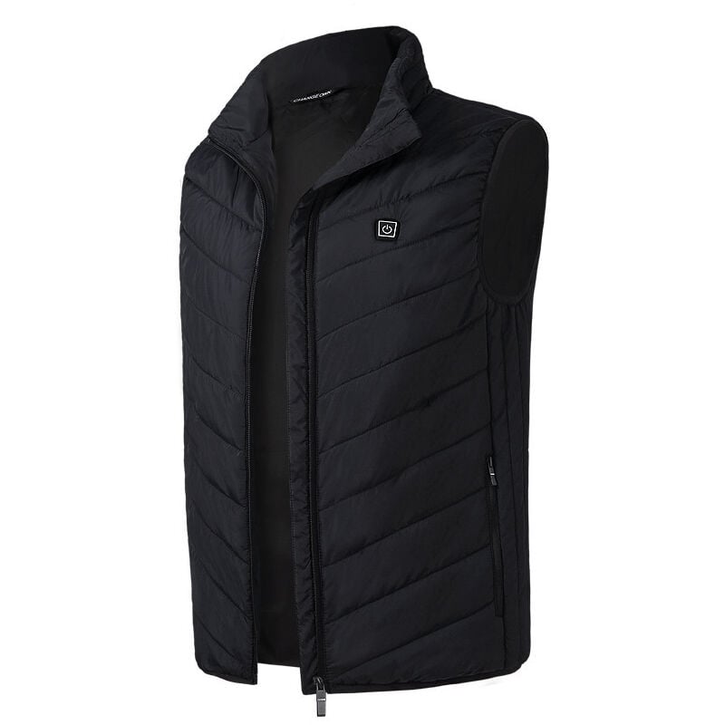 Ensoleille - Gilet Chauffant pour Homme et Femme - Veste Chauffante électrique Rechargeable par usb - Veste Chaude Lavable avec 3 Températures en