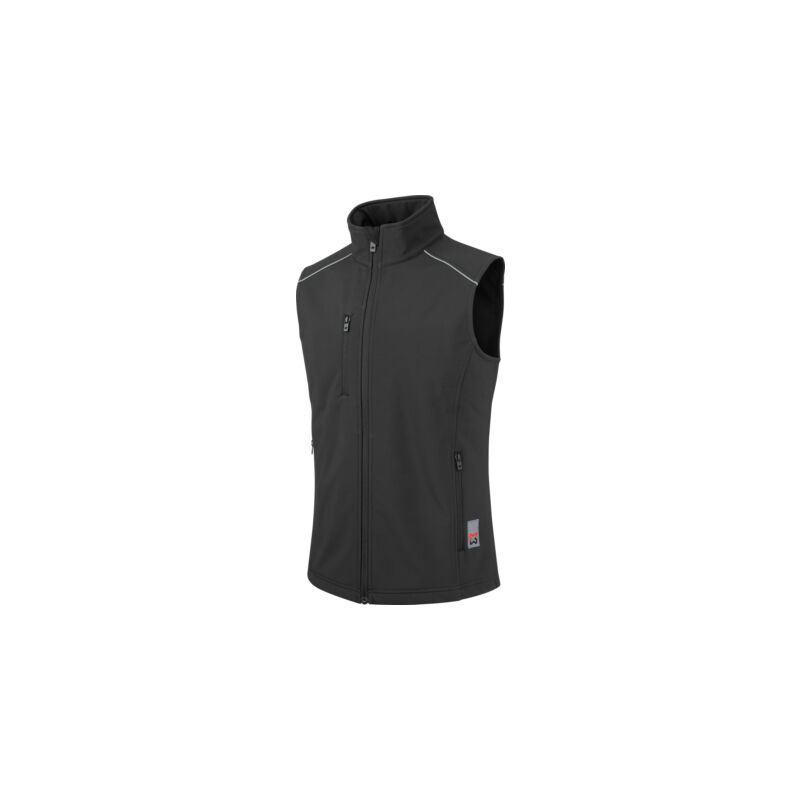 Gilet City in softshell nero s - Nero