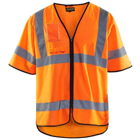 Gilet da lavoro ad alta visibilità 3023 - Arancione fluorescente S/M