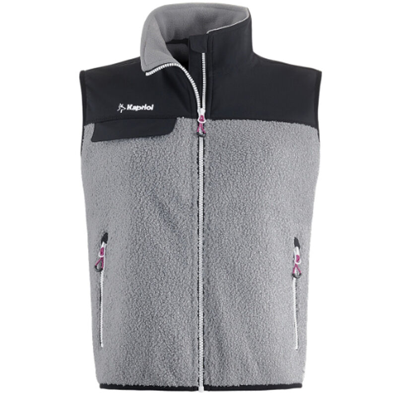 Image of Kapriol - gilet da lavoro donna wool in pile grigio chiaro tg. xs xs