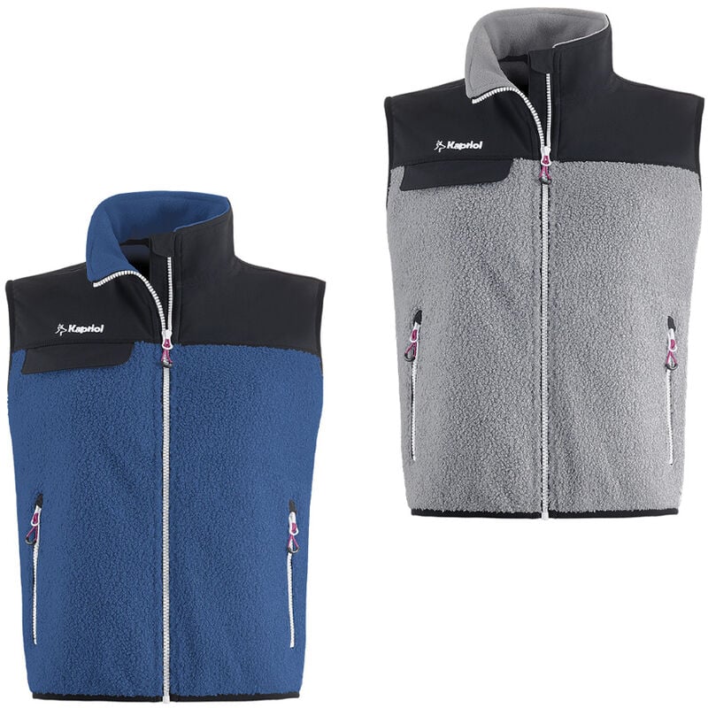 Gilet de travail femme Kapriol Wool - xs - Grau