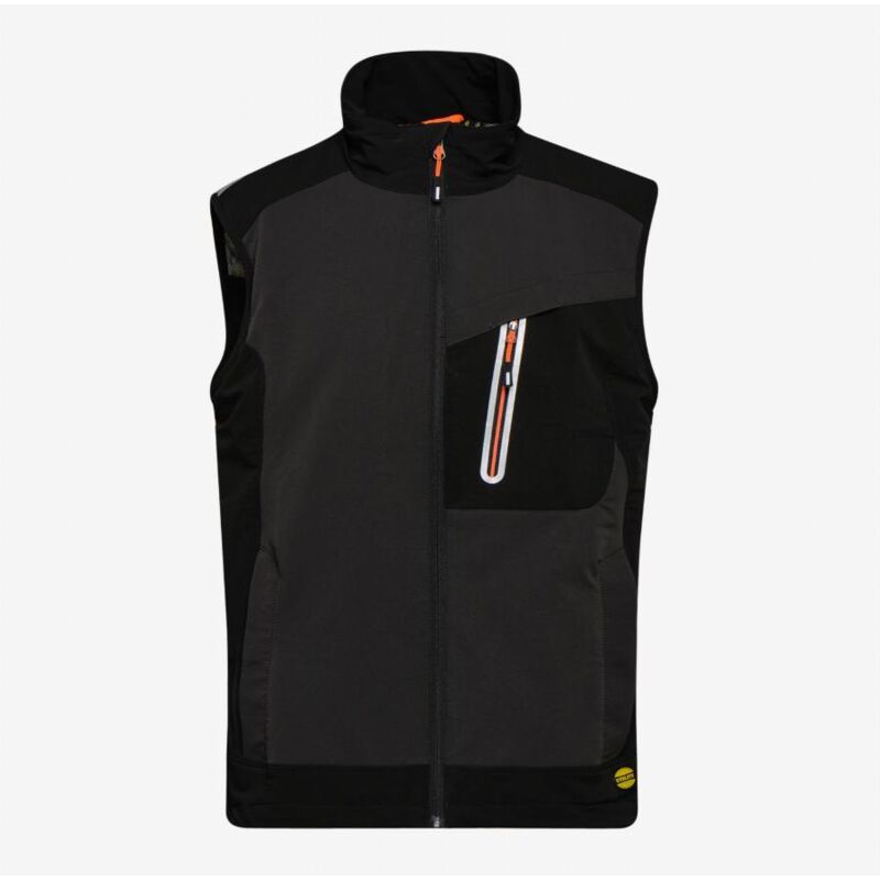 Giacca senza maniche Diadora Softshell - Carbon tech - Taglia xxl - Grigio - 702.175343 75135