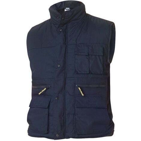 GILET DA LAVORO Mod. DASHER Colore BLU TAGLIA L Large Imbottito in poliestere