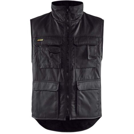 Gilet da lavoro senza maniche inverno 3801 Nero 4XL