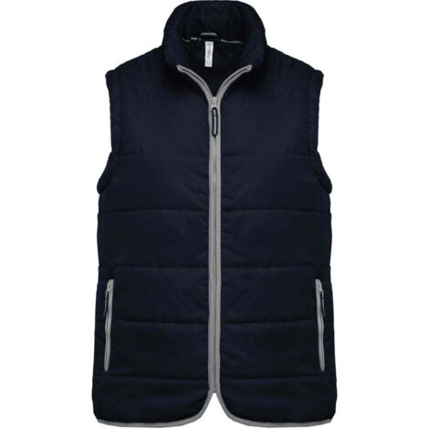 Gilet da lavoro senza maniche trapuntato Kariban Bodywarmer Blu navy L