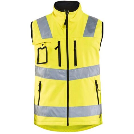 Gilet da lavoro softshell alta visibilità 3049 - Giallo fluorescente XXL