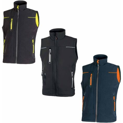 Gilet da lavoro softshell senza maniche UNIVERSE Blu 3XL