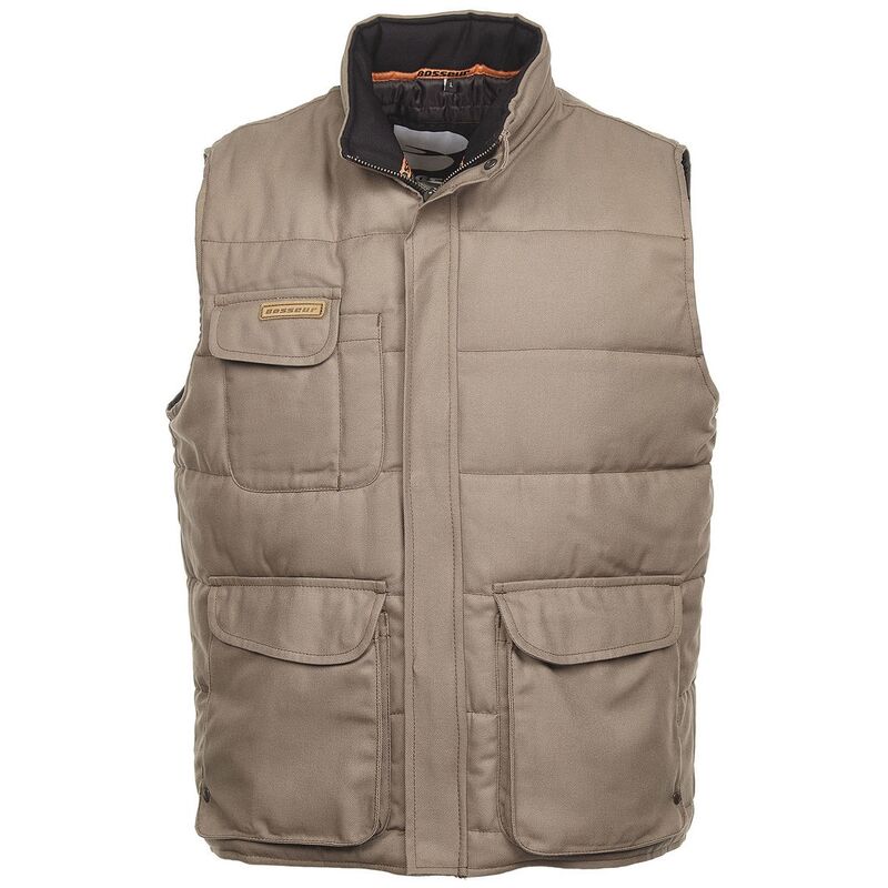 Gilet multipoches anti-froid HERITAGE noisette TL - TSD BOSSEUR - 11080-032