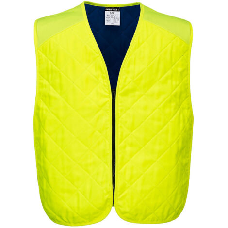 Gilet de Rafraichissement couleur : Jaune taille L/XL - PORTWEST