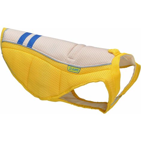 Gilet De Refroidissement Pour Chien, Veste De Refroidissement Pour Chien, Manteau De Refroidissement Pour Chien, Pour La Randonnée En Plein Air Et L'entraînement (L, Jaune) MINKUROW