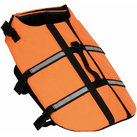 Gilet de sauvetage chien 45 cm: Gilet de sauvetage réfléchissant réglable pour chiens