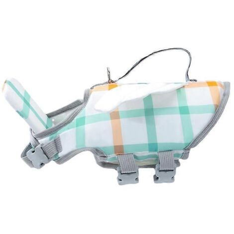 Gilet de sauvetage pour chien été, veste de natation pour chien, maillot de bain pour animal, vêtement piscine pour chien taille M.