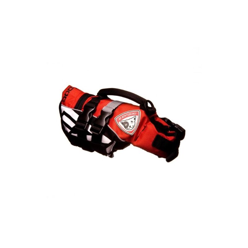 Chadog - ezydog gilet de sauvetage flottant pour chien rouge taille xs