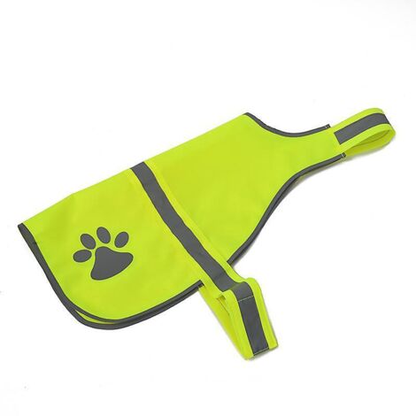 gilet De Scurit Rflchissant Pour Chien (vert L), Haute Visibilit, Jour Et Nuit En Plein Air. Votre Chien Est Visible Pour Viter Les Accidents De V