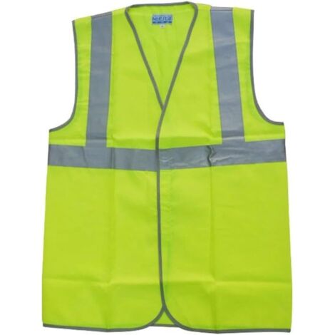 Gilet de sécurité avec bande réfléchissante, gilet de sécurité pour personnel de sécurité, géomètre, motocycliste