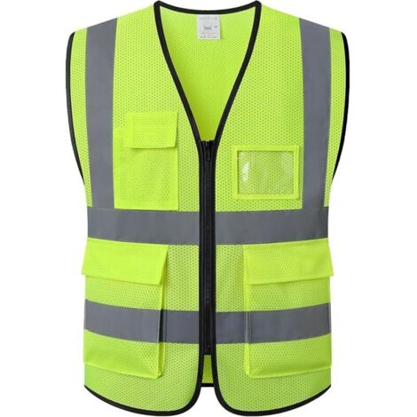 Gilet de sécurité réfléchissant, gilet de chantier, unisexe