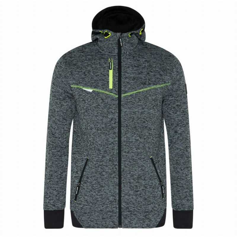 Veste North Ways Botta 1509 Gris chiné / Jaune Fluo t.l
