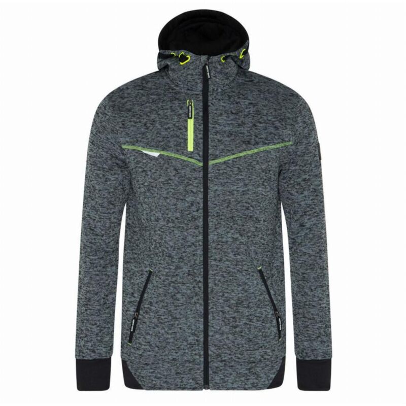 Veste - nine worth - Botta 1509 Gris chiné / Jaune Fluo t.xl