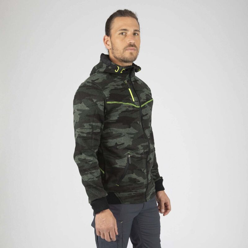 North Ways - Veste - nine worth - Botta 1509 Camouflage / Jaune Fluo T.4XL