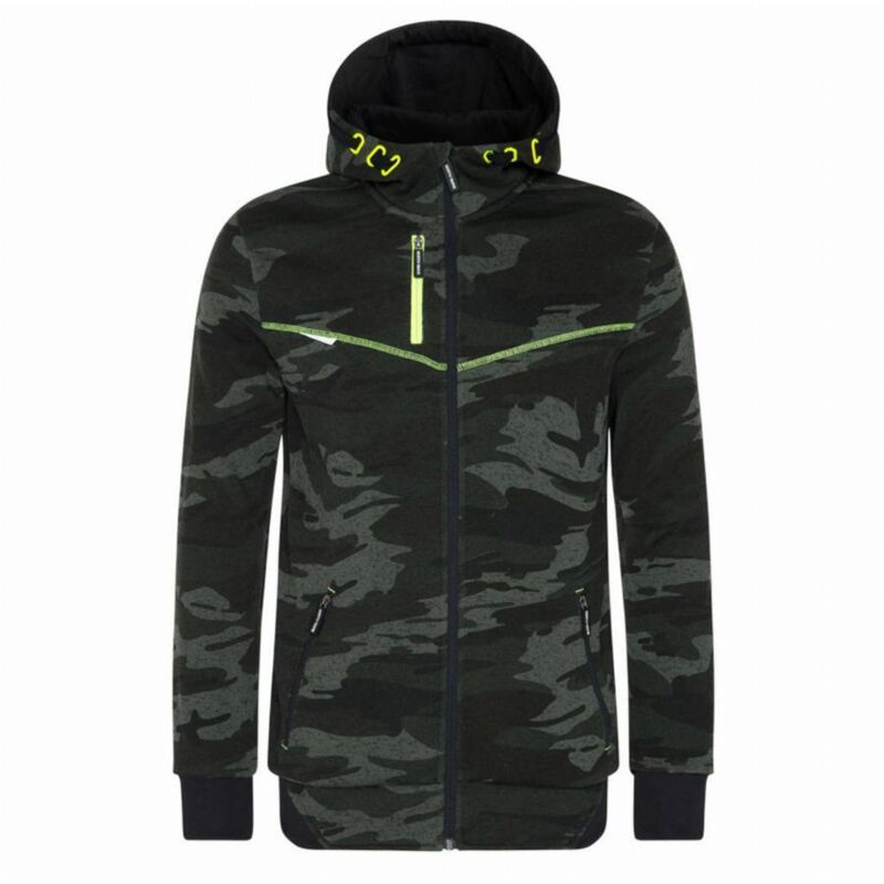 Veste - nine worth - Botta 1509 Camouflage / Jaune Fluo t.l