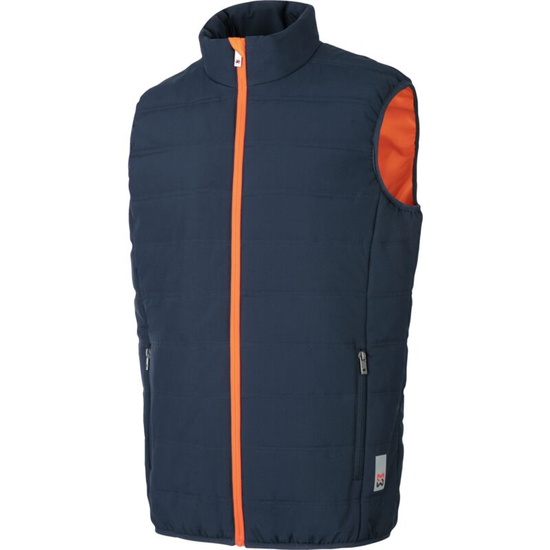 Gilet de travail Matelassé Moon Würth Modyf Marine/Orange s