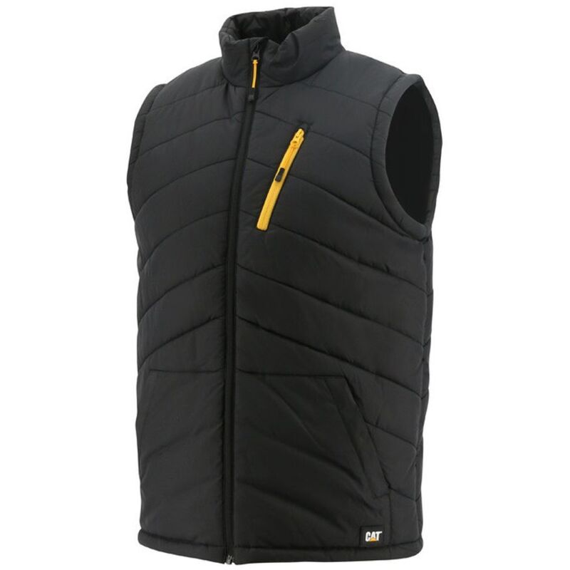 Gilet da lavoro senza maniche trapuntato Caterpillar Nero XXL Gilet da lavoro senza maniche trapuntato Caterpillar Nero XXL