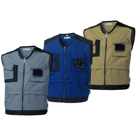Gilet de travail multitpoches Siggi Hammer 09GT0094 - L - Gris
