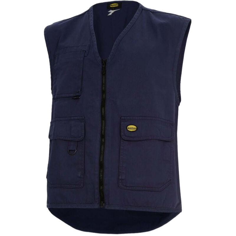 Gilet de travail sans manches Diadora truck Bleu Marine 3XL