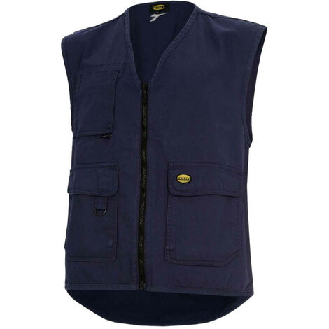 Gilet de travail sans manches Diadora TRUCK Bleu Marine 3XL - Bleu Marine