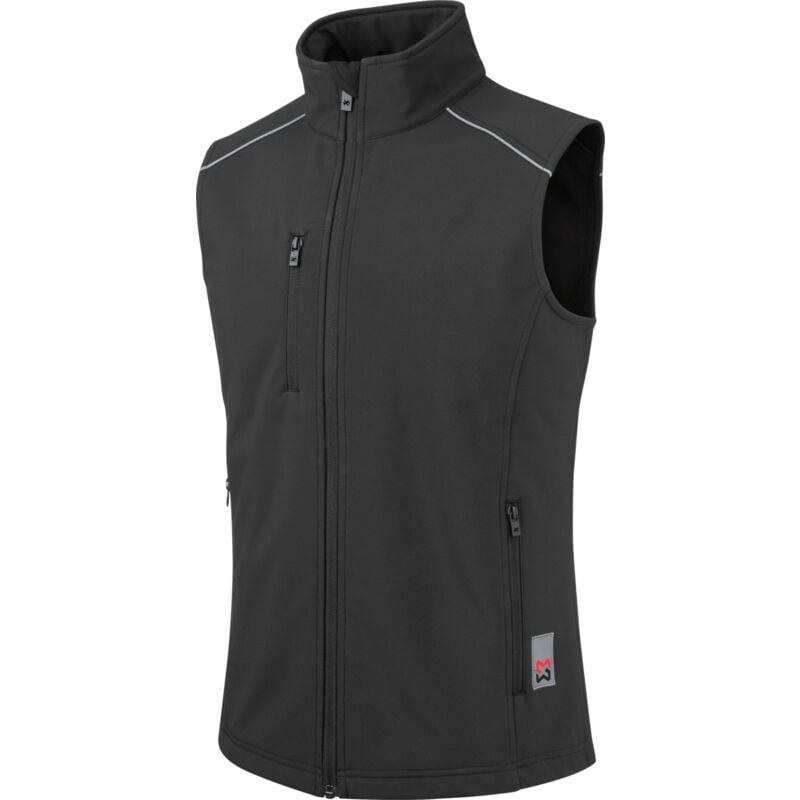 Gilet de Travail Softshell City noir m