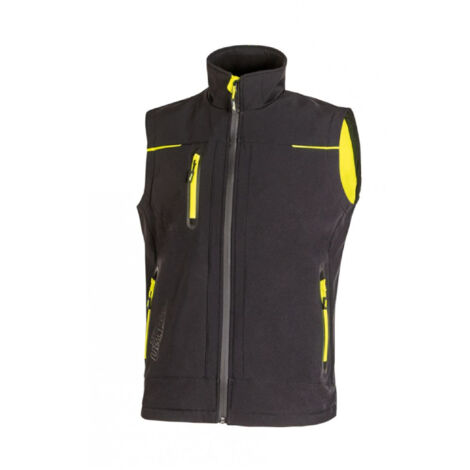 Gilet de travail softshell U-POWER UNIVERSE homme Noir 5XL