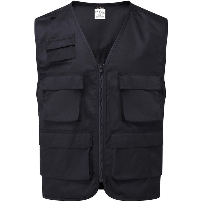 Gilet De Travail - Taille Xxl - Noir Portwest