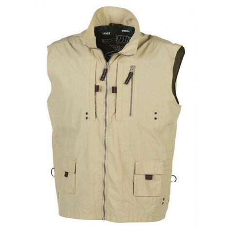 Gilet de travail Targy Pen duick Beige