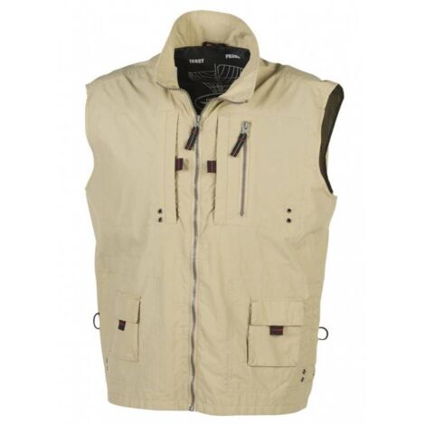 Gilet de travail Targy Pen duick Beige