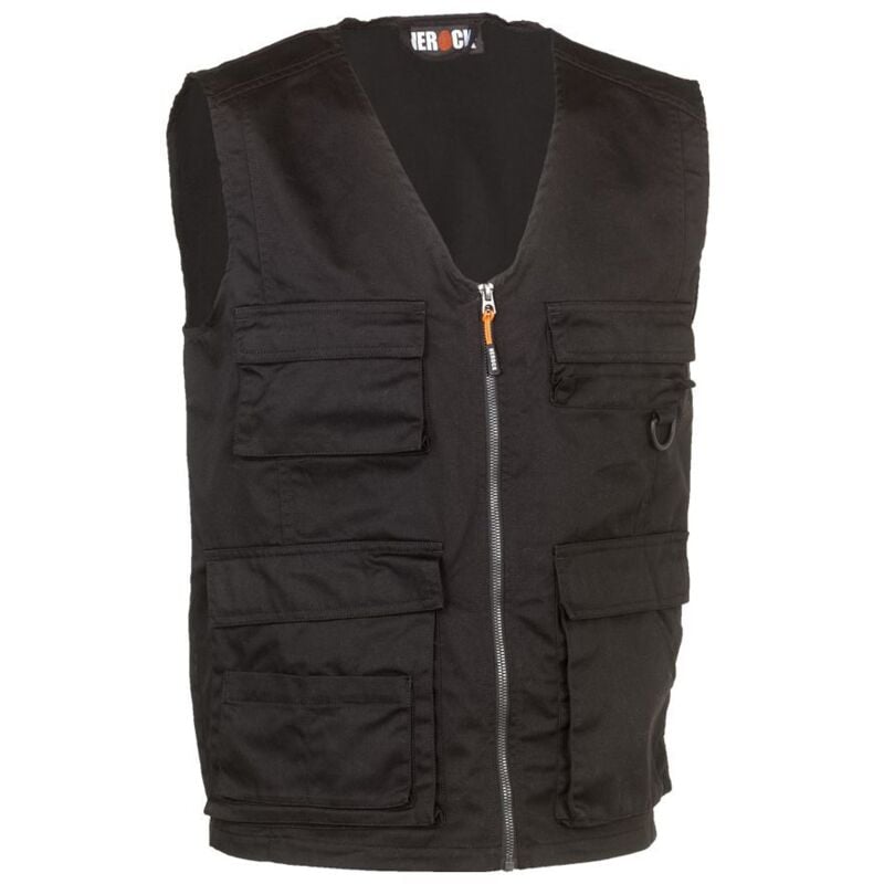 Gilet multi-poches torro noir xl - Herock