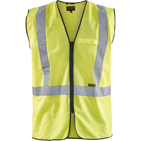 Gilet de travail zippé haute visibilité 3029 - Jaune fluo S/M