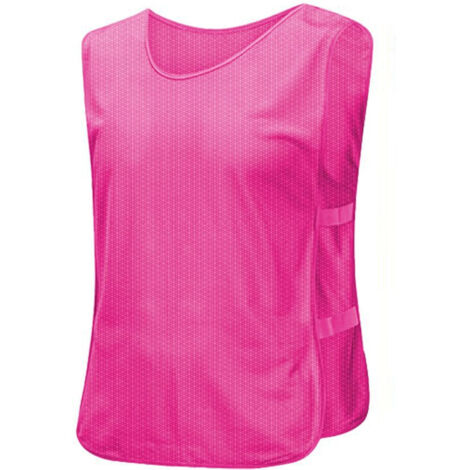 Gilet D'entraînement Gilet De Sport Gilet D'école Football Basket-ball Sport Couleur    Le   Rose