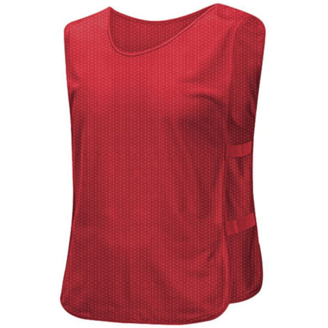 Gilet D'entraînement Gilet De Sport Gilet D'école Football Basket-ball Sport Couleur M Rouge